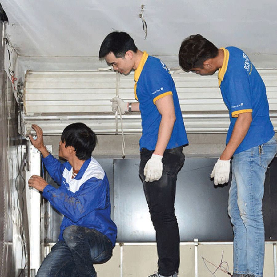 Bảo dưỡng cửa cuốn